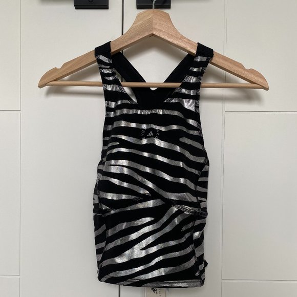 ⭐️HP⭐️ Adidas Stella McCartney Print Crop Top - Picture 3 of 9